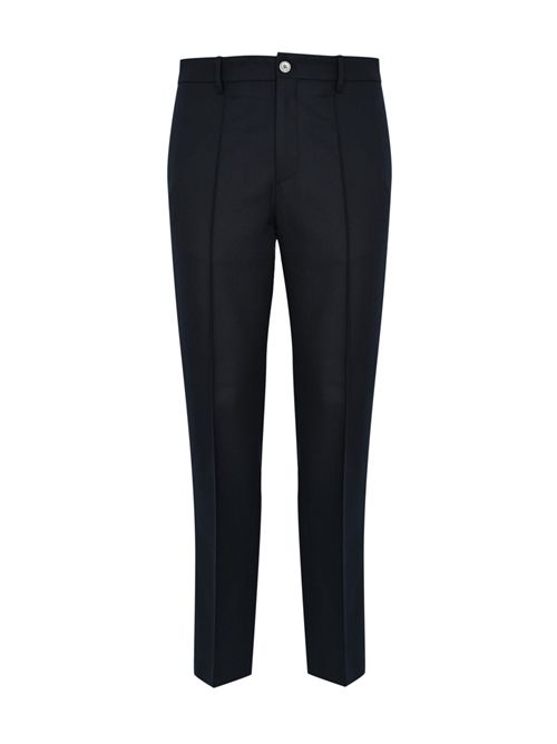 Pantalone con nervatura Navy DANIELE ALESSANDRINI | DA1FW26P015174